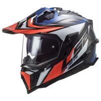 LS2 MX701 EXPLORER CARBON FOCUS adventure helma modrá/bílá/červená vel.XXL